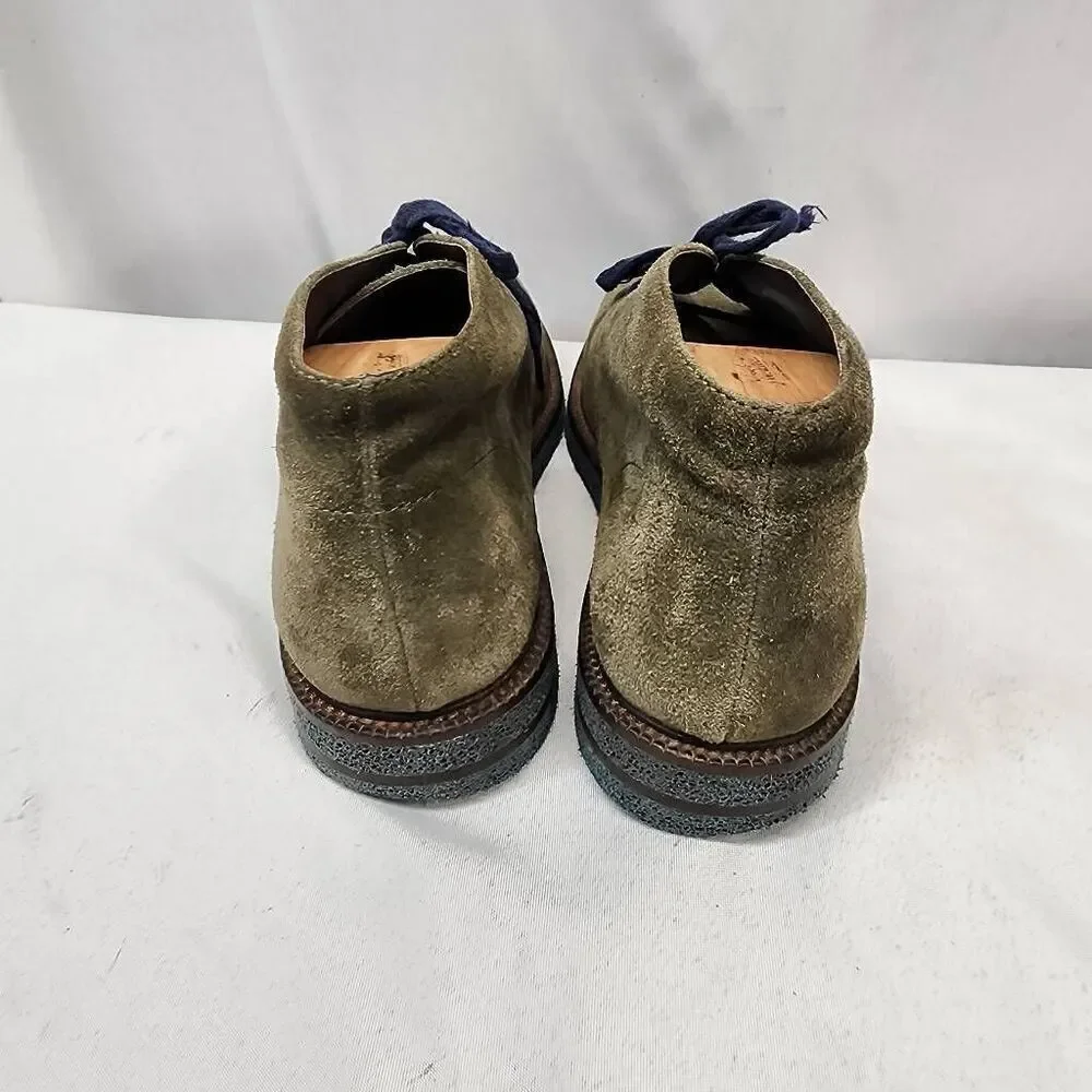 Donald Pliner Men's 9.5 Levi Green Suede Calf Oxford Shoe Chukka Boot